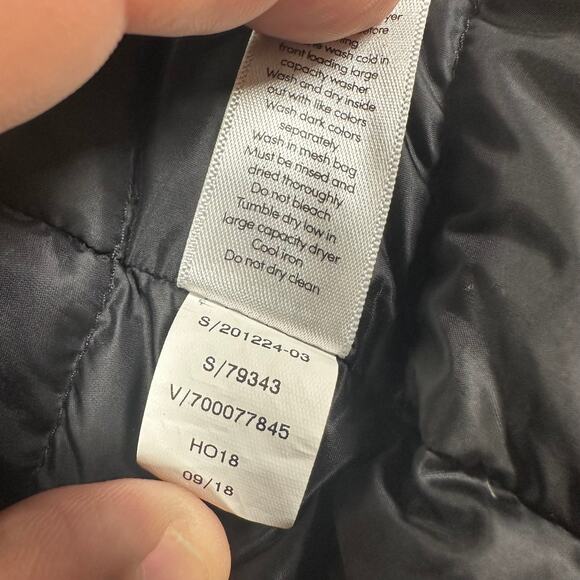 Athleta Women's Black Downkind Jacket Size XXS Goose Down Excellent Condition - Picture 6 of 8